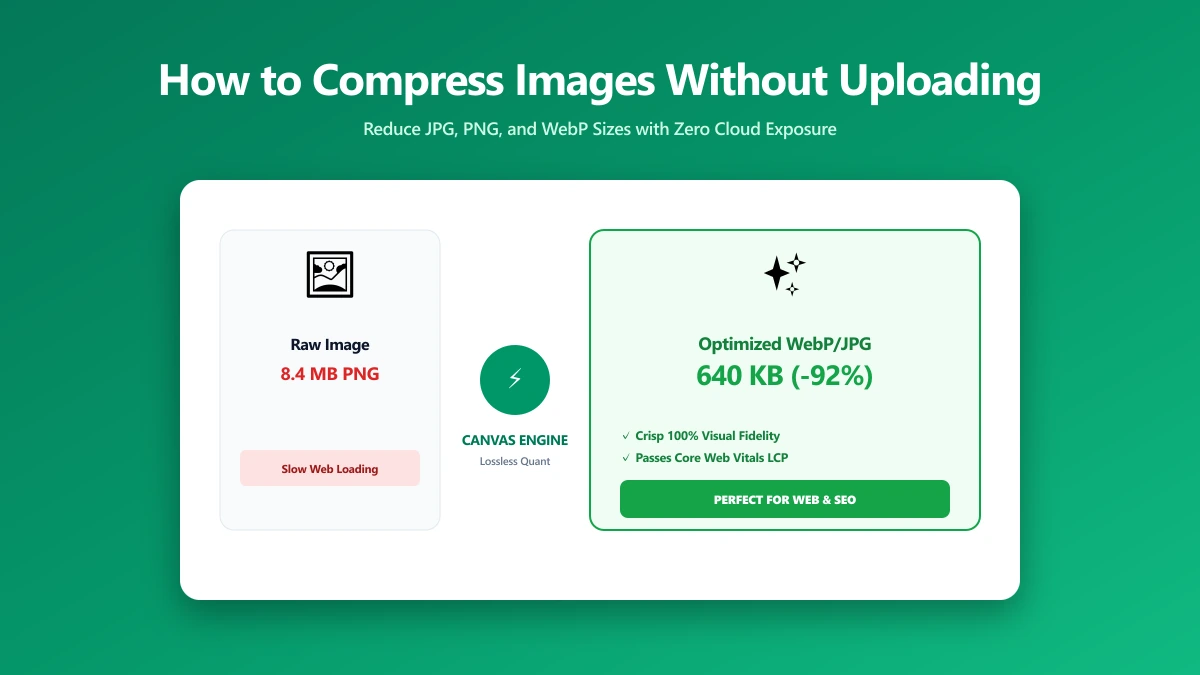 How to Compress an Image Without Uploading It (Step by Step) | ImagePDF.Tools