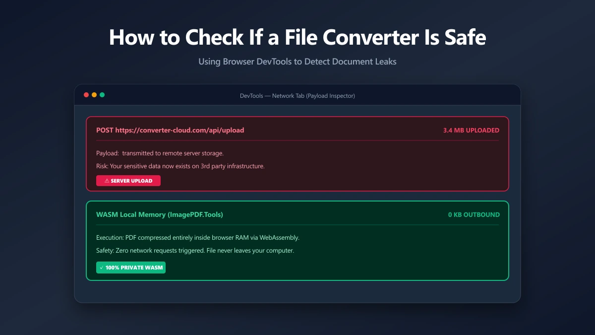 How to Check If an Online File Converter Is Safe | ImagePDF.Tools