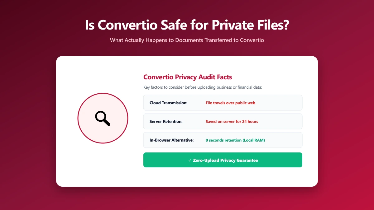 Is Convertio Safe? What Actually Happens to Your Files When You Convert Them | ImagePDF.Tools