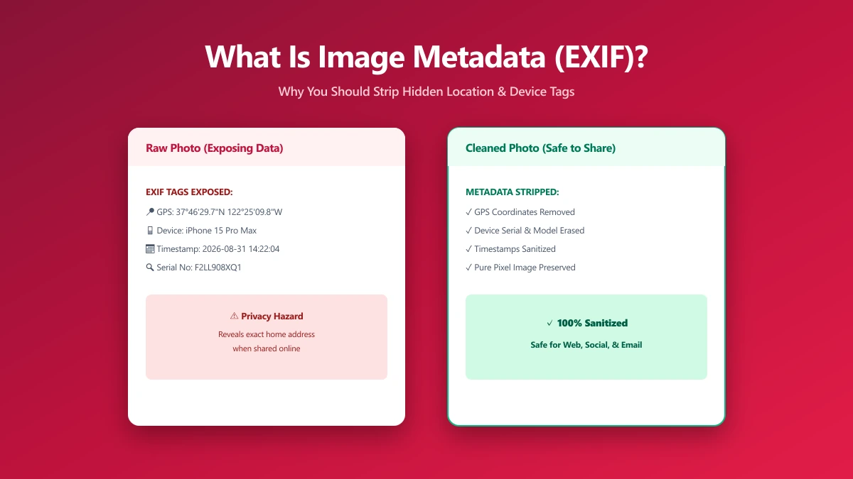 What Is Image Metadata? (And Why You Should Remove It Before Sharing) | ImagePDF.Tools