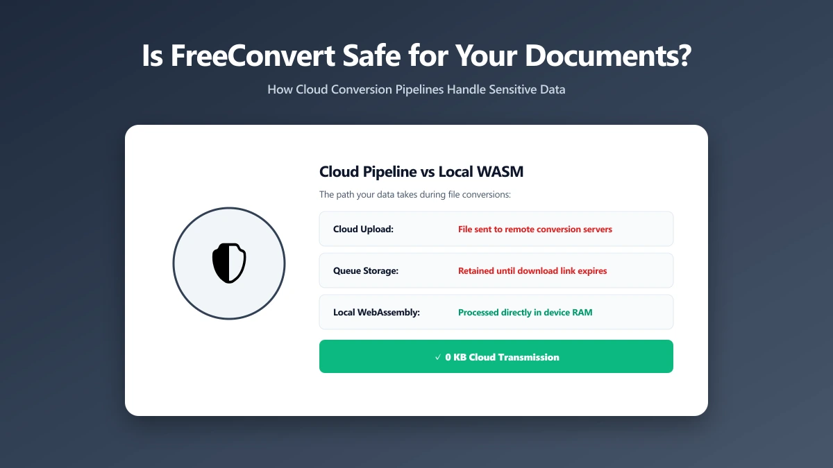 Is FreeConvert Safe? What Actually Happens to Your Files When You Upload Them | ImagePDF.Tools