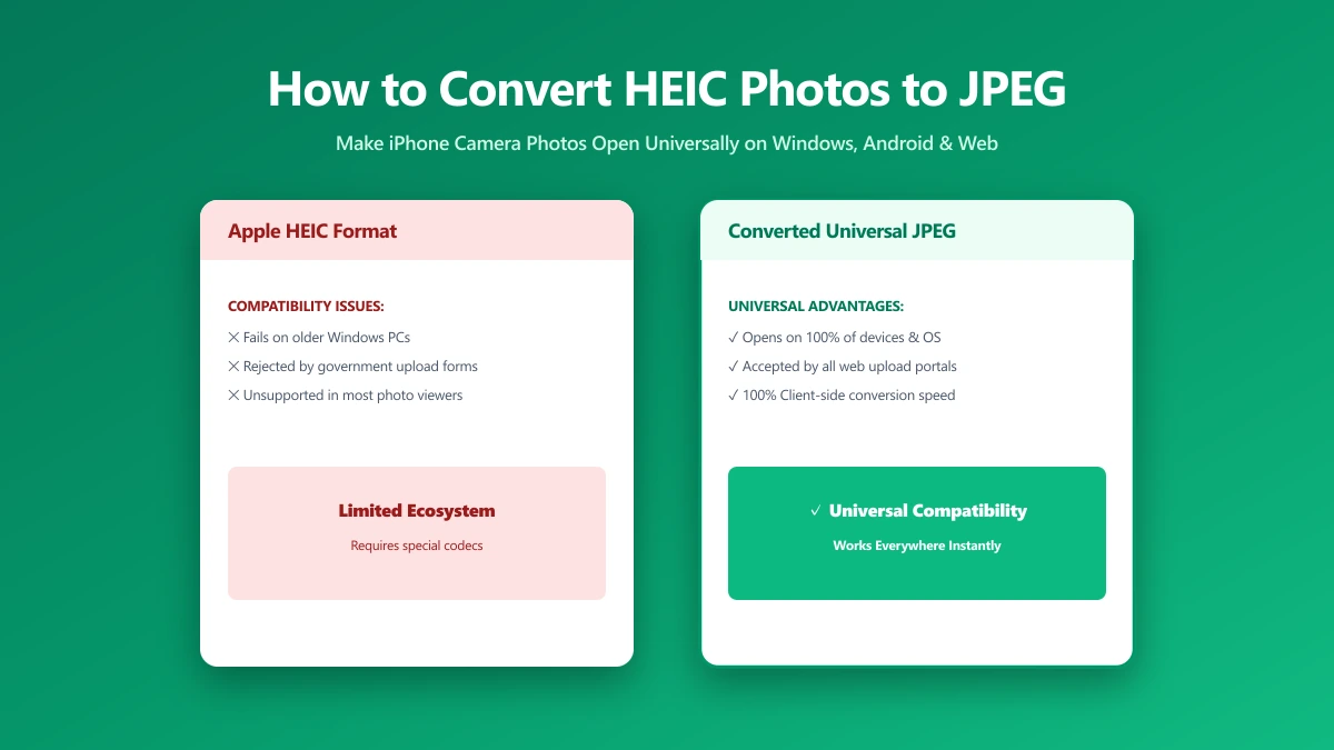 How to Convert HEIC Photos to JPEG (A Simple Guide) | ImagePDF.Tools