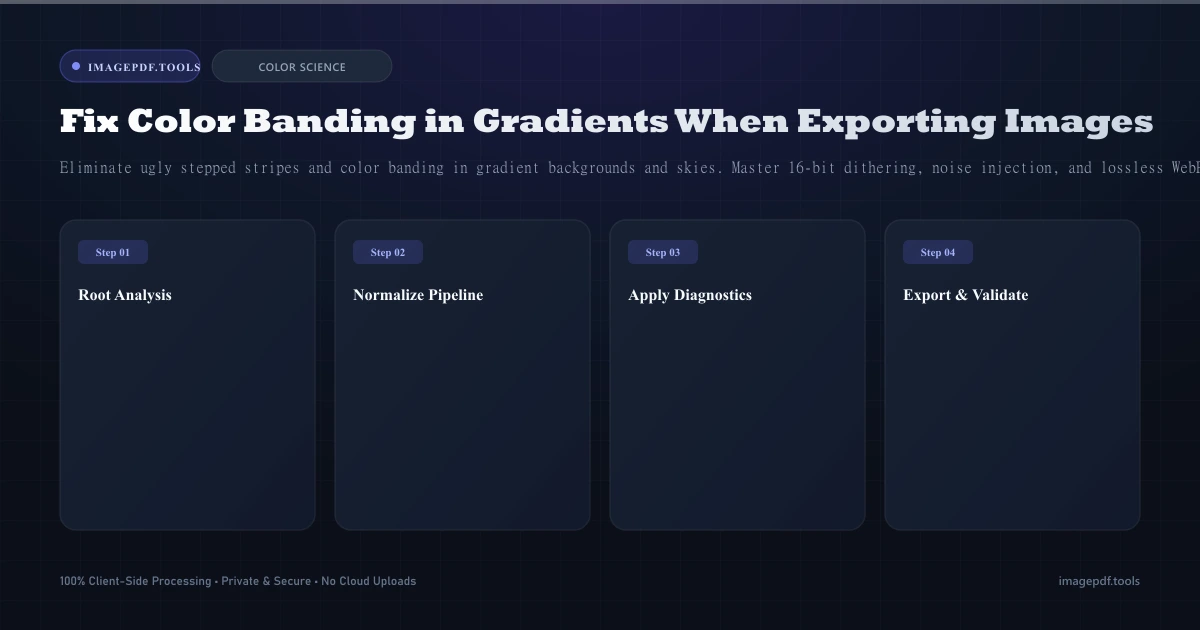 How to Fix Color Banding in Gradients When Exporting Images | ImagePDF.Tools