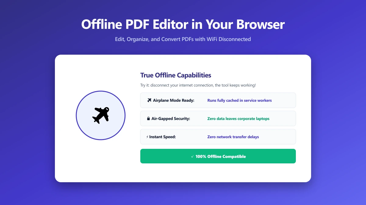 Looking for an Offline PDF Editor? Here Is One You Do Not Have to Install | ImagePDF.Tools