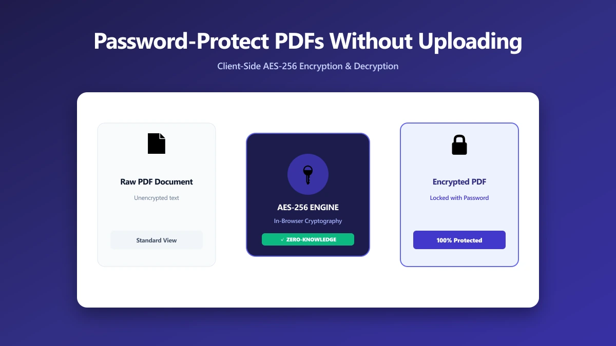 How to Password-Protect (and Unlock) a PDF Without Uploading It Anywhere | ImagePDF.Tools
