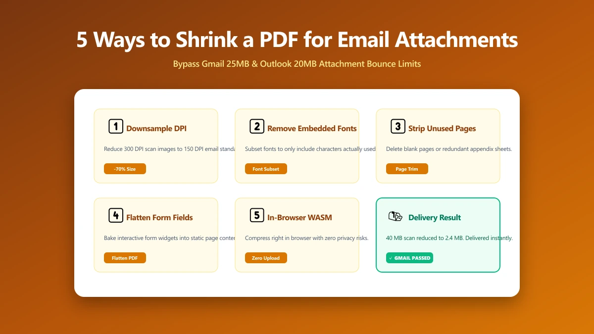 5 Ways to Shrink a PDF for Email Attachments | ImagePDF.Tools