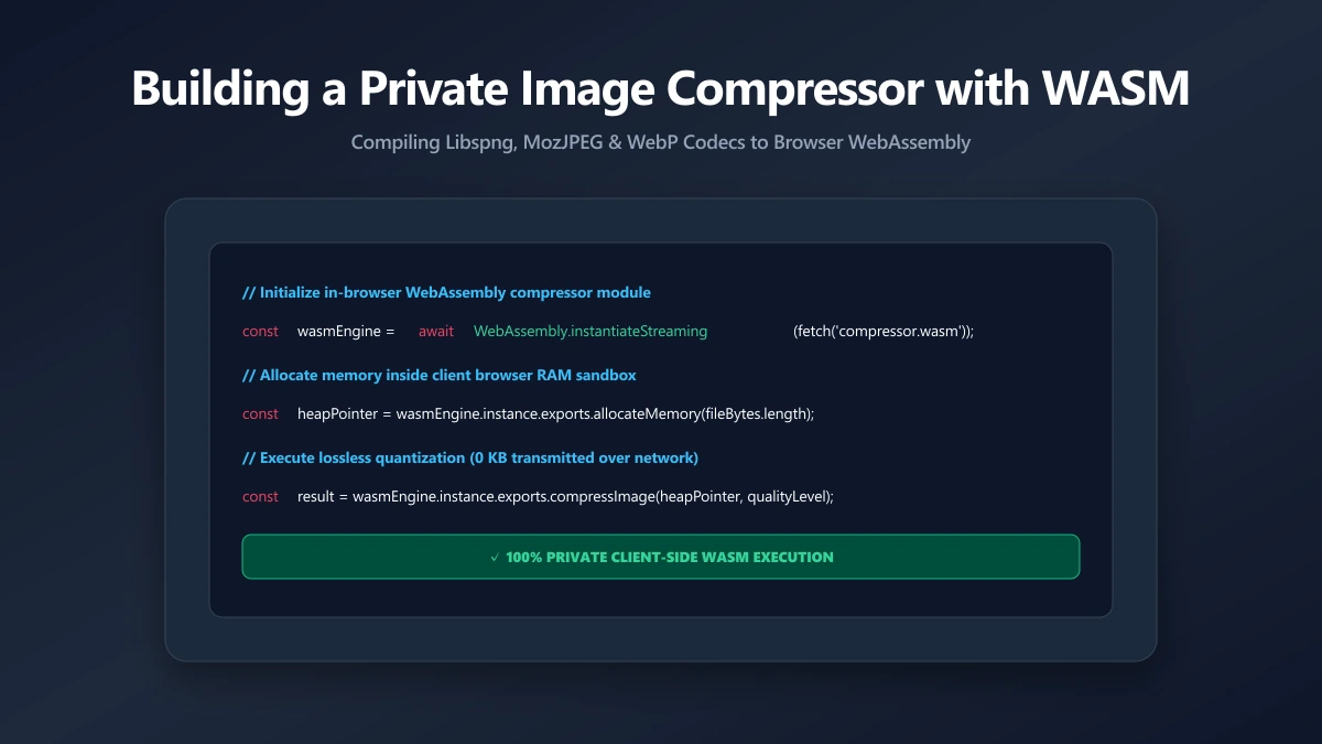 Building a Private Image Compressor with WebAssembly | ImagePDF.Tools