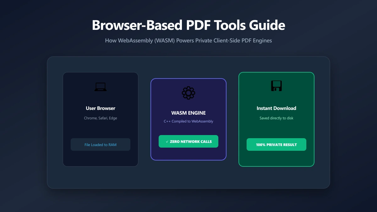 Browser-Based PDF Tools: What They Are and Why They Work Differently | ImagePDF.Tools