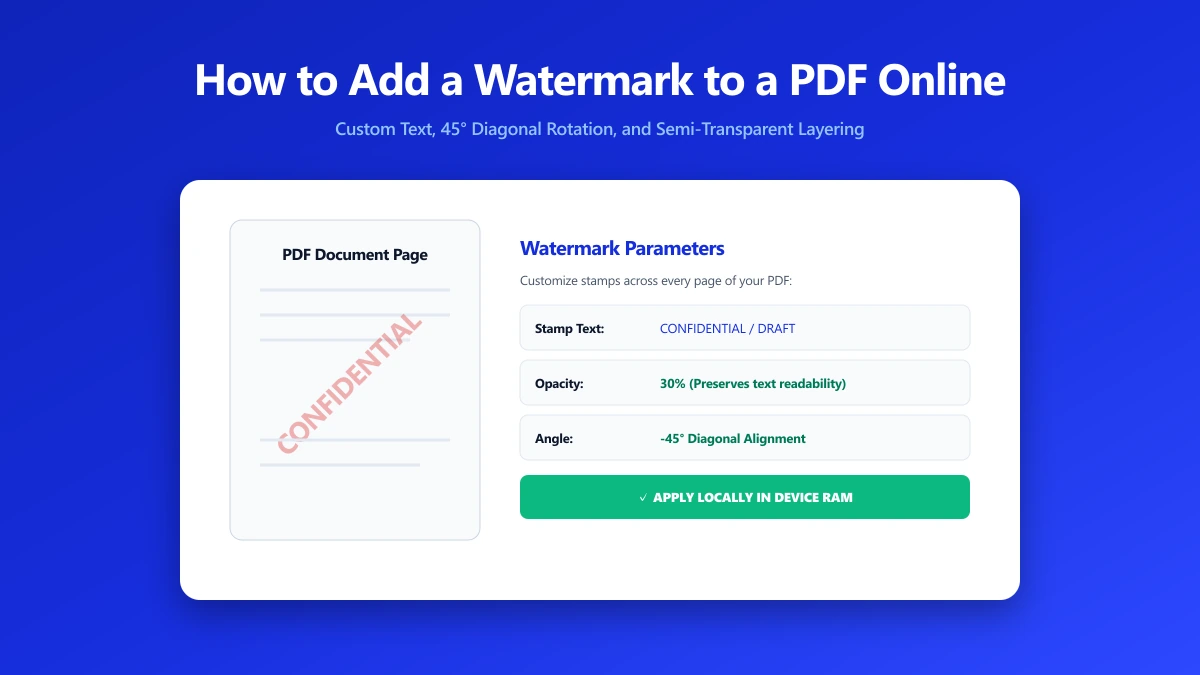 How to Add a Watermark to a PDF Online | ImagePDF.Tools